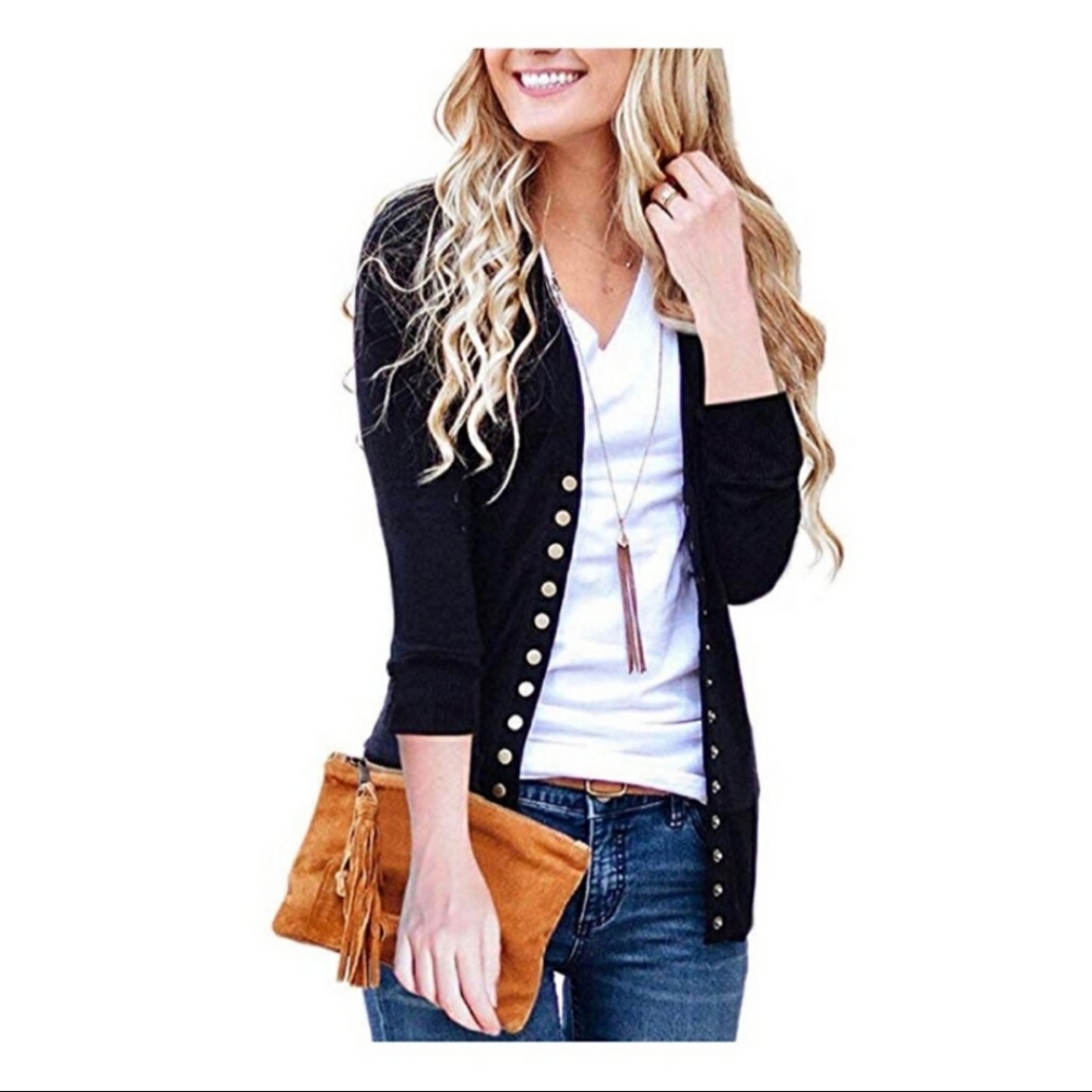 🆕️ Snap Button Cardigan - Picture 4 of 12